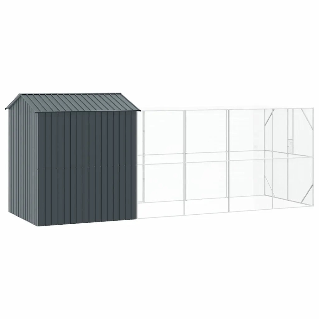 Gabbia per uccelli Antracite 621 x 208 x 247 cm Acciaio zincato 3325157