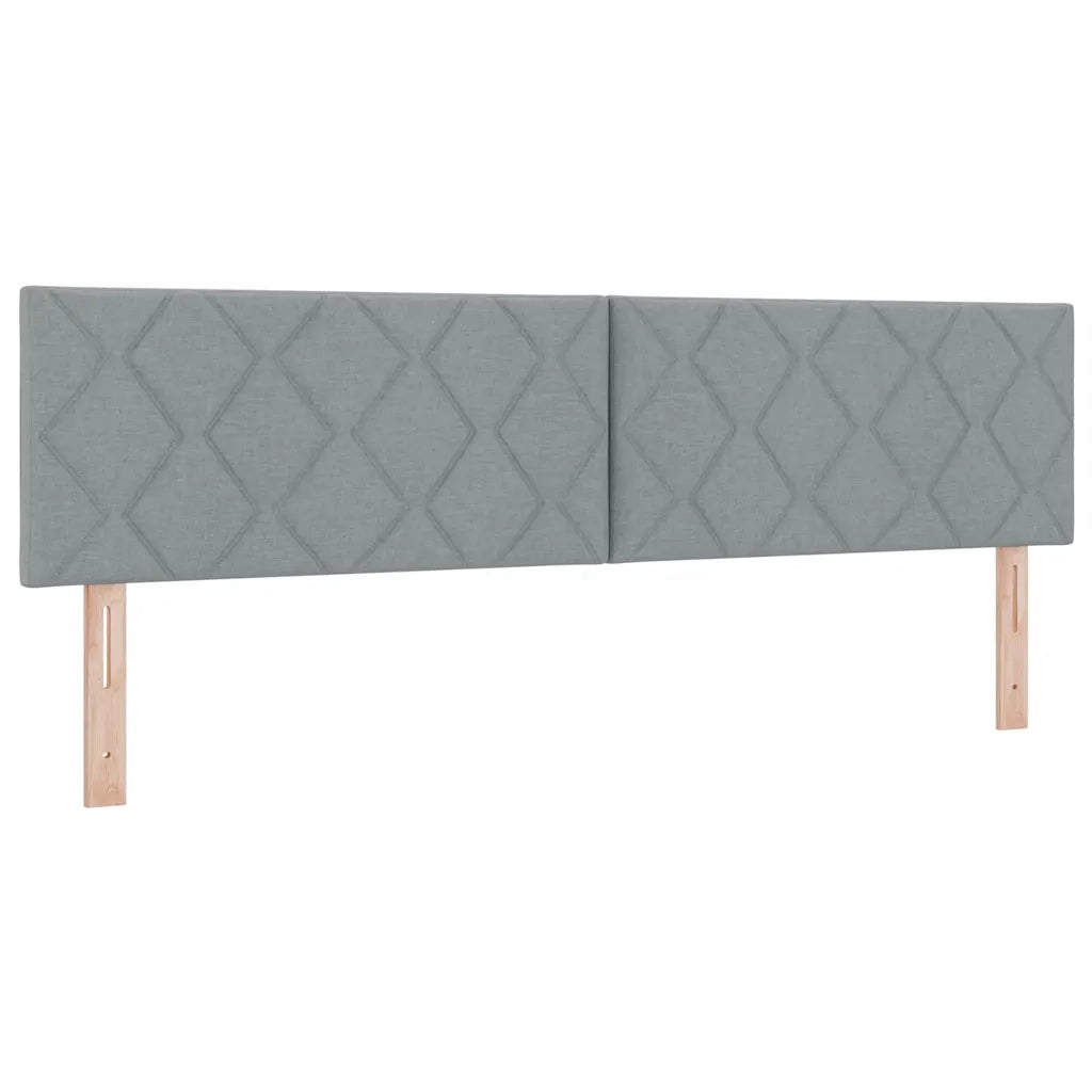 <strong>Letto a Molle< / strong> Grigio chiaro 180 x 200 cm