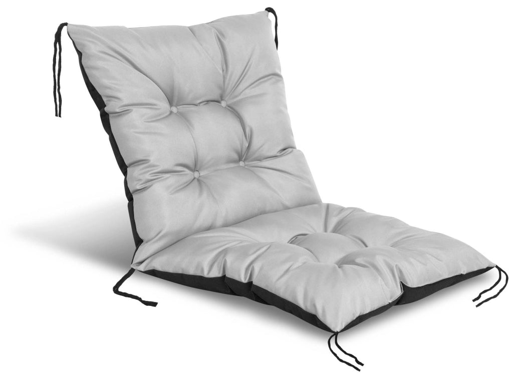 AIO FACTORY 50x50x80 cm Cuscino da giardino impermeabile grigio chiaro
