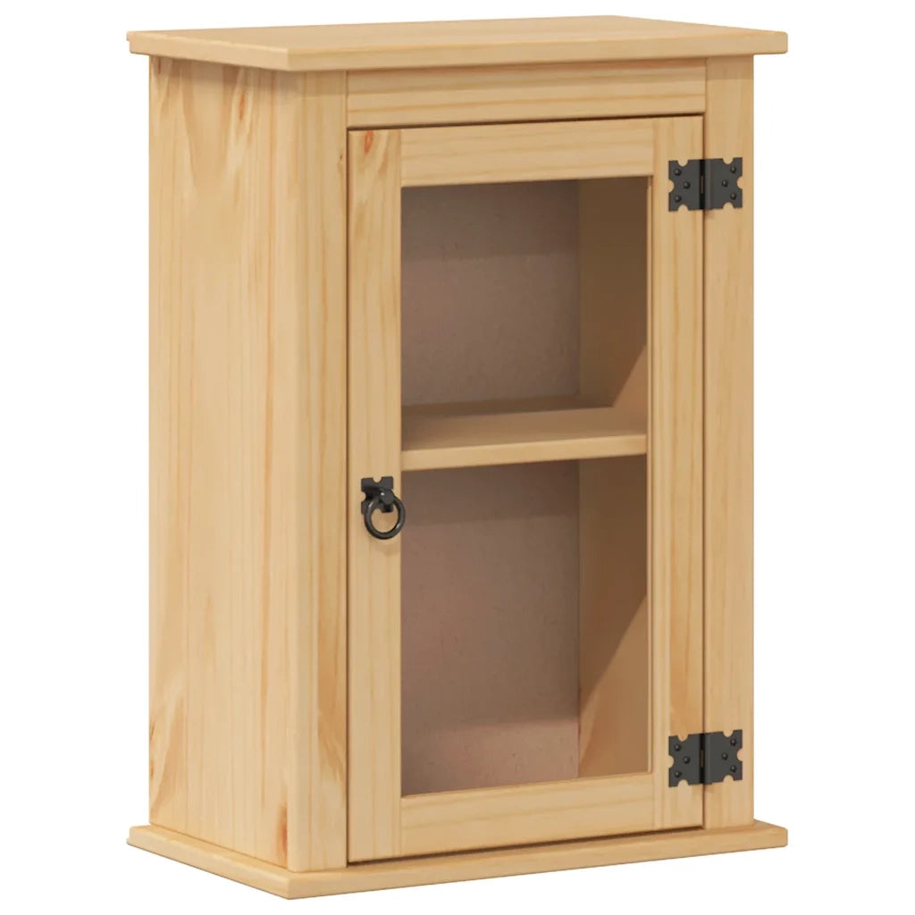 Set Mobili da Bagno 3 pz Corona in Legno Massello di Pino 3334633