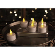 Trade Shop - Kit Candele Candeline A Led Fiamma Tremolante Lumini Con Batterie Incluse Calda -      -6 Pezzi -