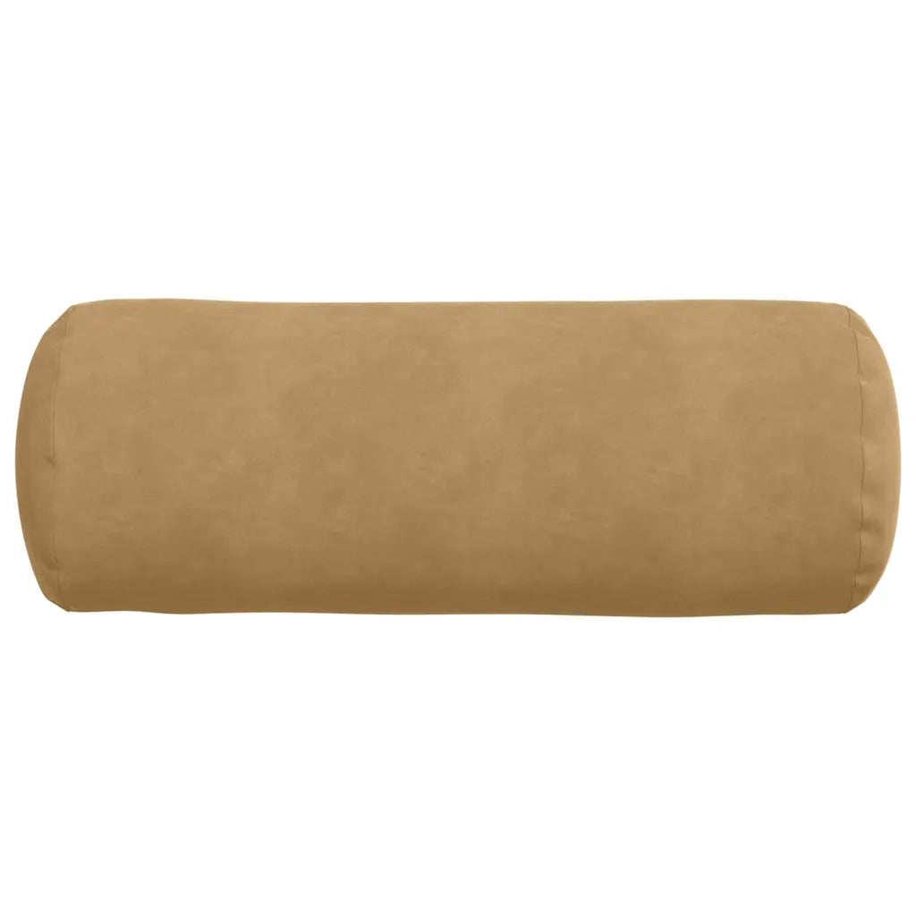 Cuscini a rullo 2 pcs Marrone Ø 25 x 70 cm Tessuto in Cords 42014336