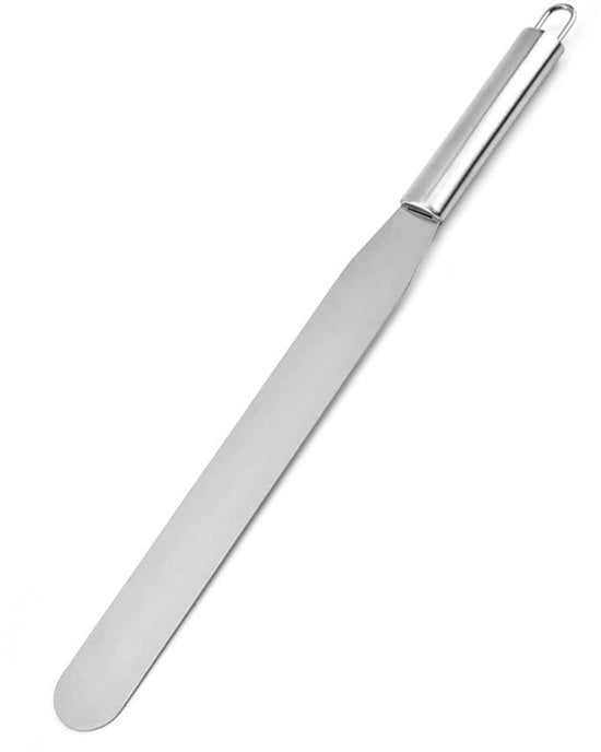 Spazzola per torte in acciaio inossidabile - Palette 25/20/15 cm - Manico ergonomico - Facile da pulire - Ideale per la decorazione con zucchero