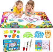 Acquario Magico Matita da Disegno con 14 Accessori - Materiale Sicuro e Educativo - Pennello Riscaldabile 87x57cm - Acquario Magic Disegna - Giocattolo 1+ Anno