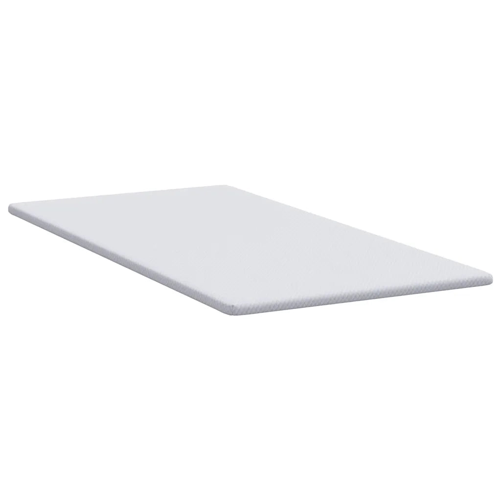 Topper per materasso Bianco 90 x 200 cm Tessuto Jacquard CFW6439437