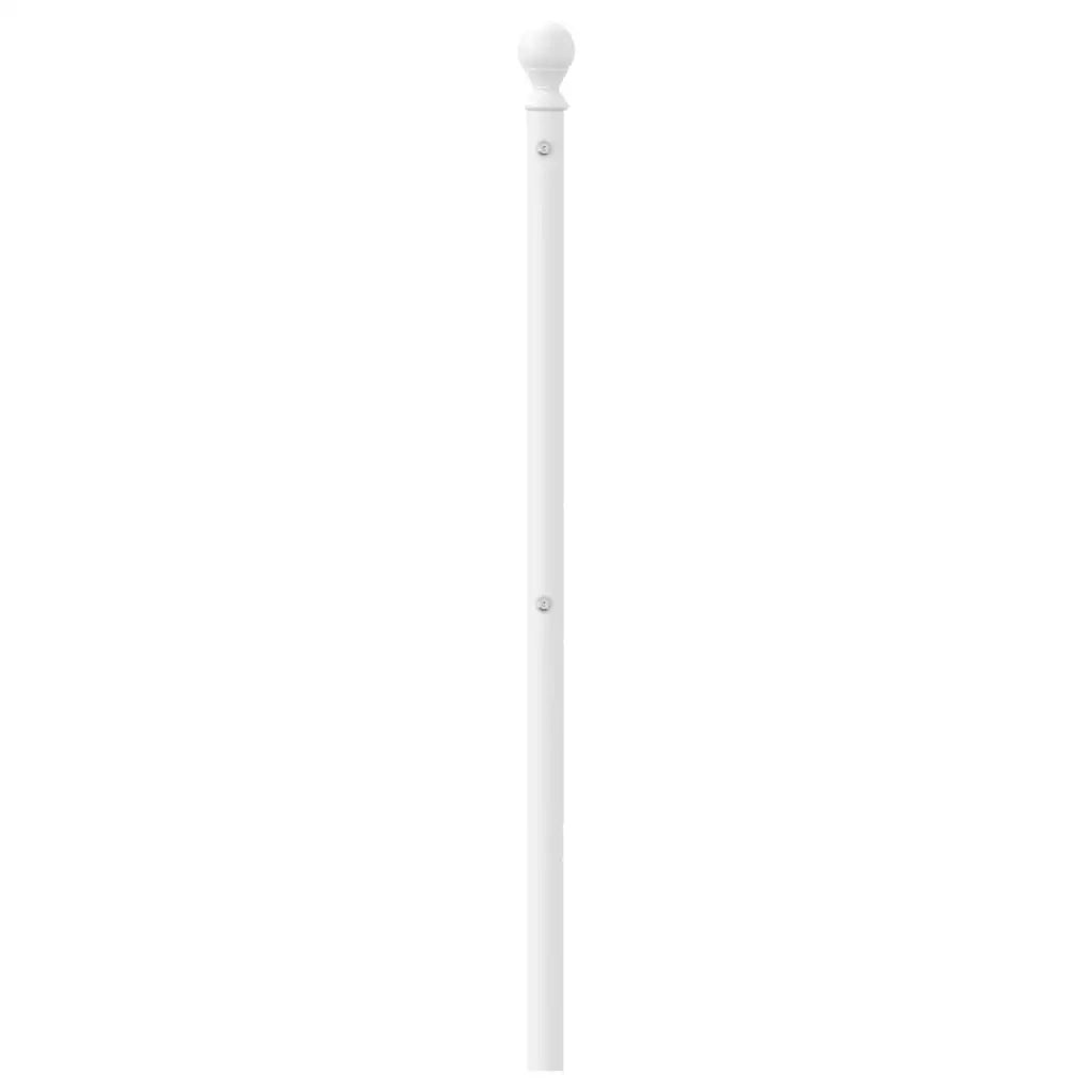 Testiera di Ricambio in Metallo Bianco 193 cm 374425