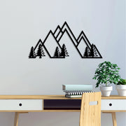 Moniri, Quadro Materiale Struttura in Metallo, 70x35h cm Nero