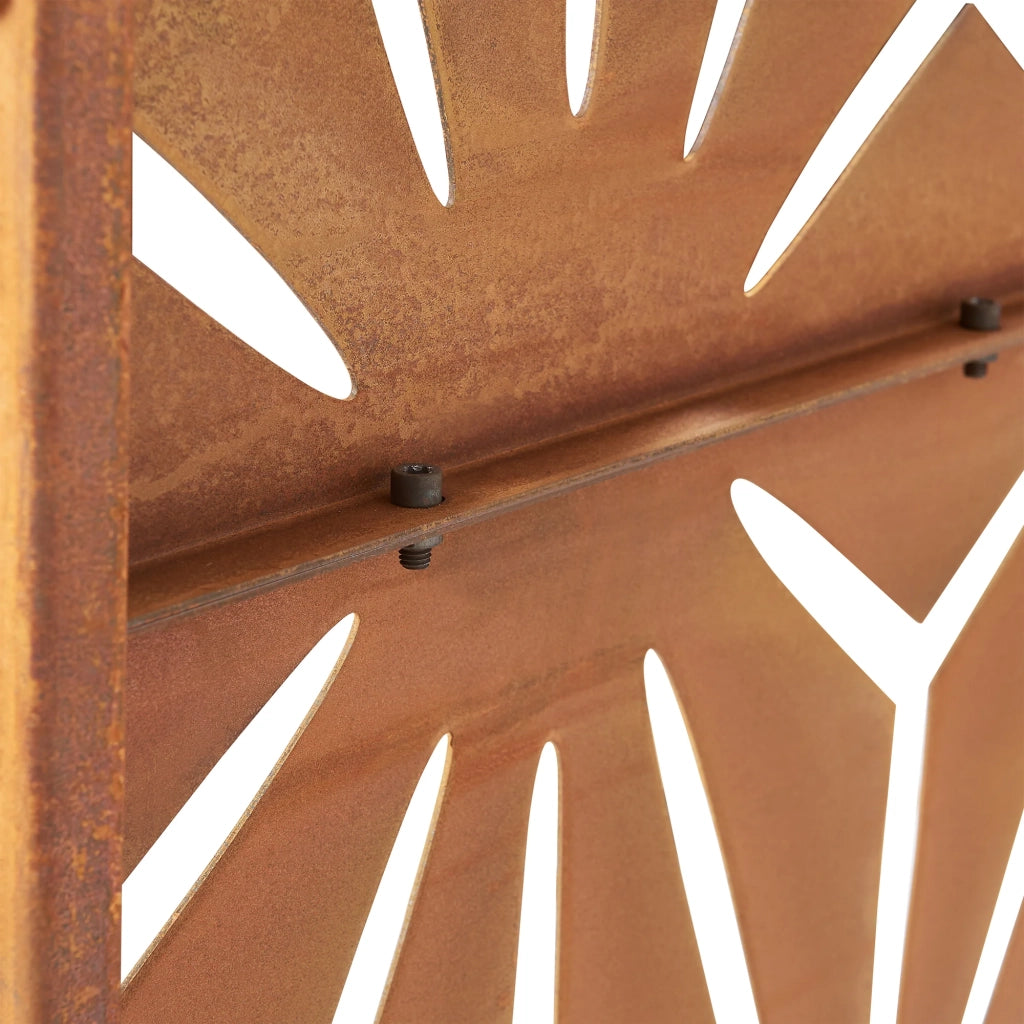 Schermo in acciaio corten 180 x 120 x 40 cm ruggine 03_0010228