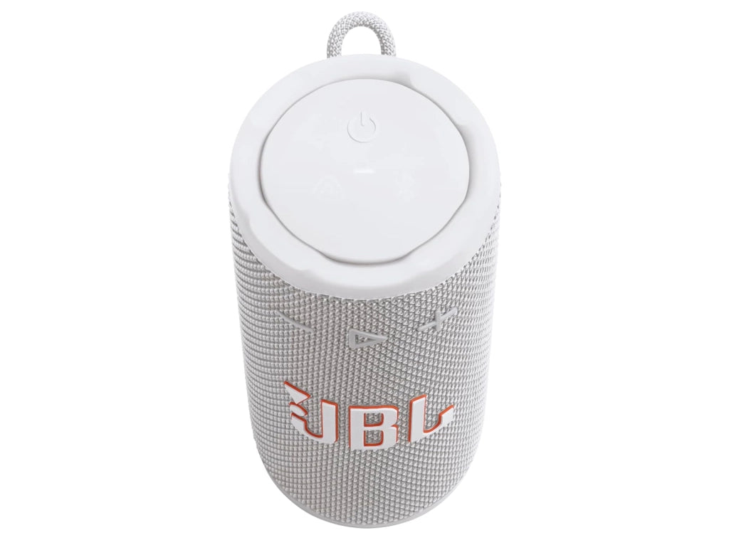JBL Grip Cassa Bluetooth Portatile Wireless Resistente ad Acqua e Polvere Luce Ambientale App JBL Portable Bianco - EX DEMO