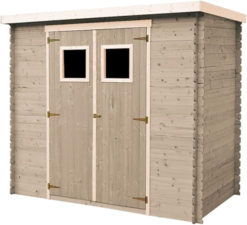 Kit di impregnanti per legno - 10 litri di colore BIANCO+ 10 litri di impregnante di colore GRIGIO