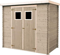 Kit di impregnanti per legno - 5 litri di colore BIANCO+ 5 litri di impregnante di colore GRIGIO