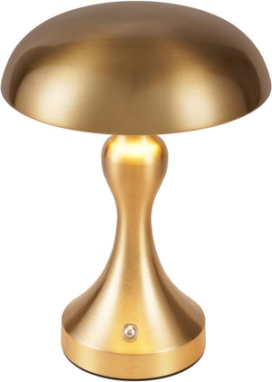 ZMH Lampada da tavolo wireless bronzo dorato touch batteria USB ricaricabile per comodino soggiorno