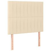 Testiera | Testata Crema 80x5x118/128 cm Tessuto