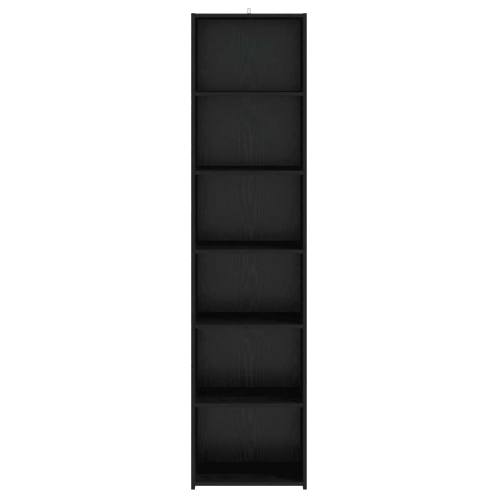 Credenza Rovere Nero 45 x 41 x 185 cm Legno ingegnerizzato 3443783