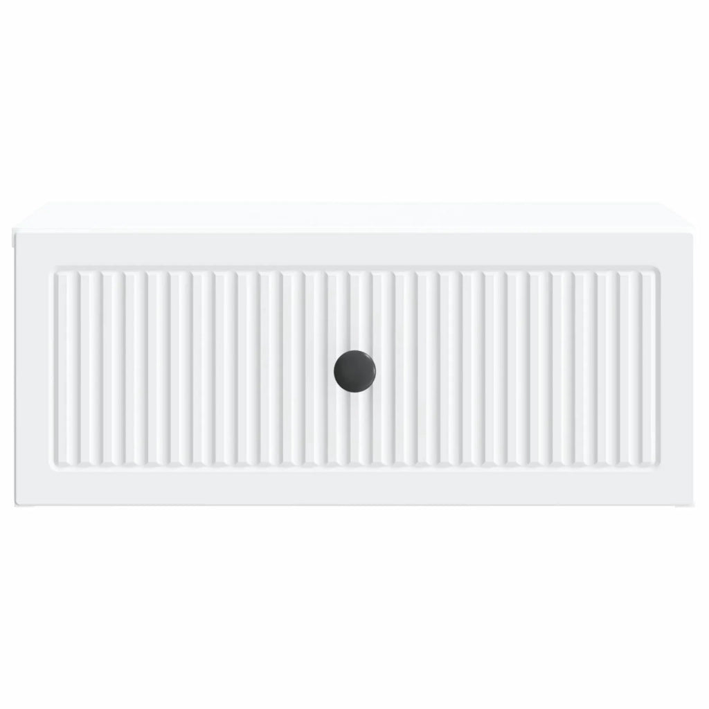 Set di 2 Comodini | Armadio da Notte | Mobiletto da notte con cassetto Bianco 49 x 34,5 x 20 cm