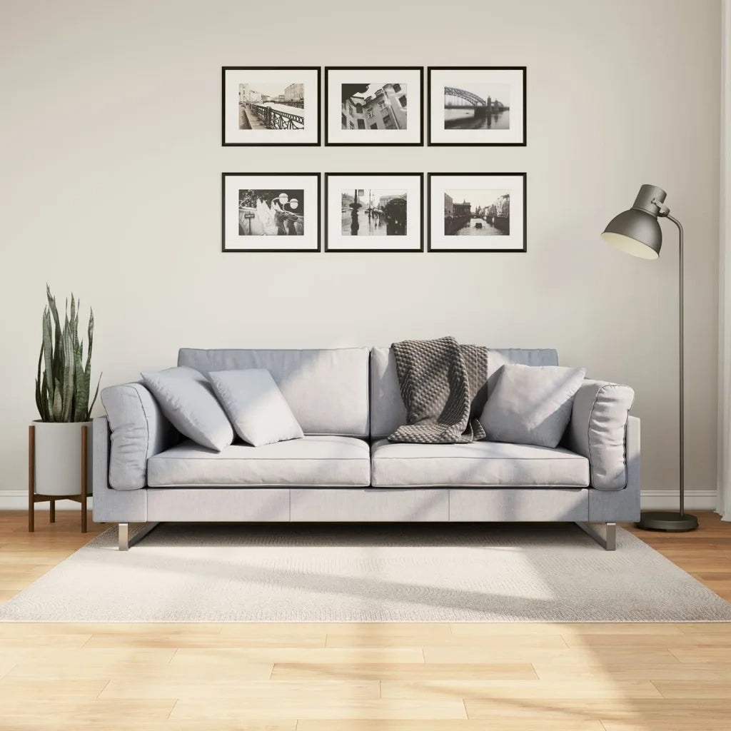 Tappeto IZA a Pelo Corto Aspetto Scandinavo Crema 120x170 cmcod mxl 111457