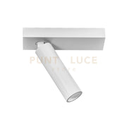 GFA1470H-  SPOT FARETTO ORIENTABILE 1 LUCE ATTACCO LED 2700K 509LM 7W BIANCO SATINATO D.3,5CM ATTACCO 14X4,5CM