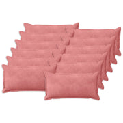 Cuscino con cuscino HOUTEN 12 pz Rosa Velluto 933864