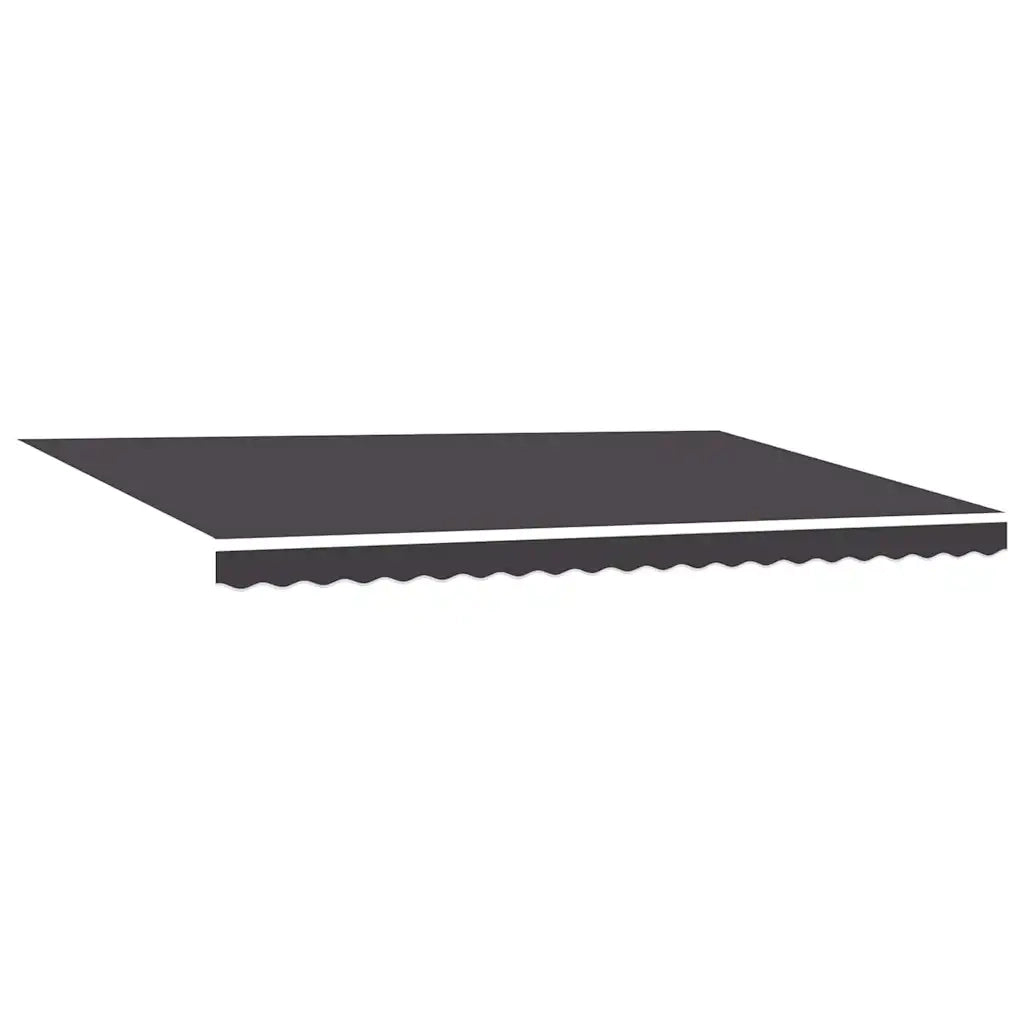 vidaXL Tenda Retrattile Antracite 500x300 cm Tessuto