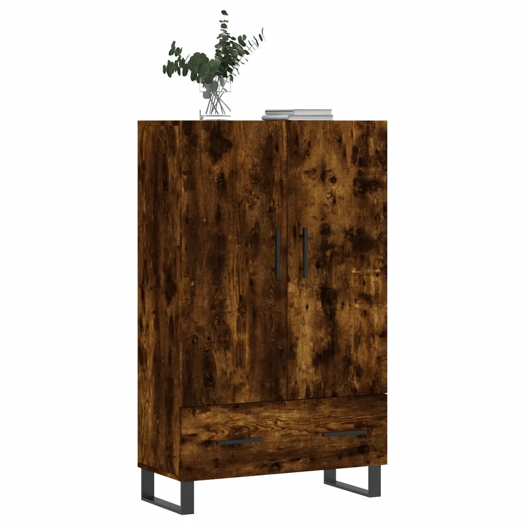 Credenza Rovere Fumo 69,5x31x115 cm in Legno Multistrato 828265