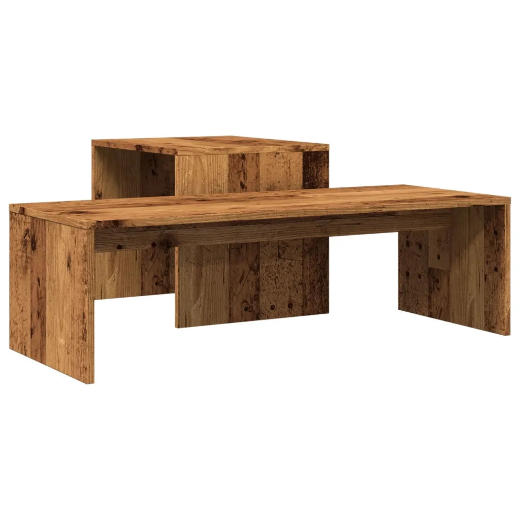 vidaXL Tavolino da Salotto Legno Vecchio 100x48x40 cm in Truciolato