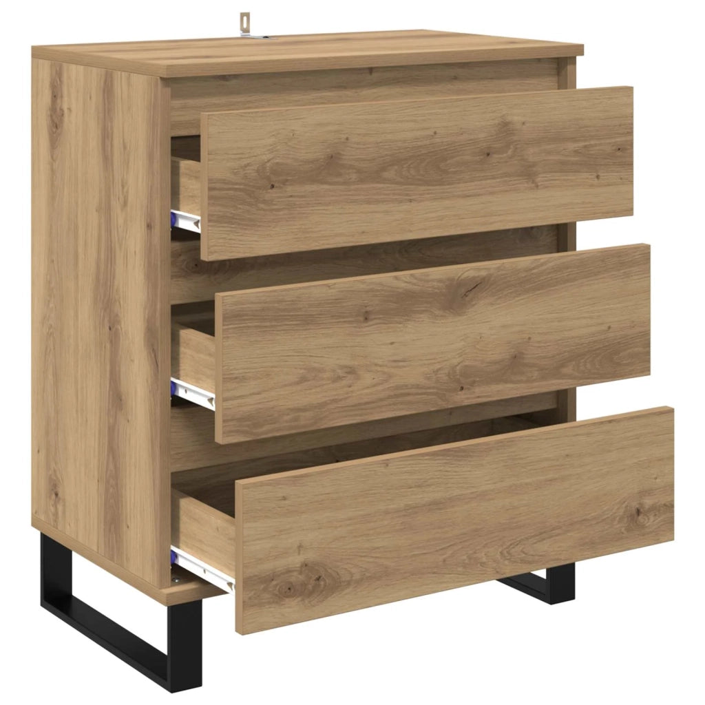 Credenza Rovere artigianale 60 x 35 x 70 cm Legno multistrato