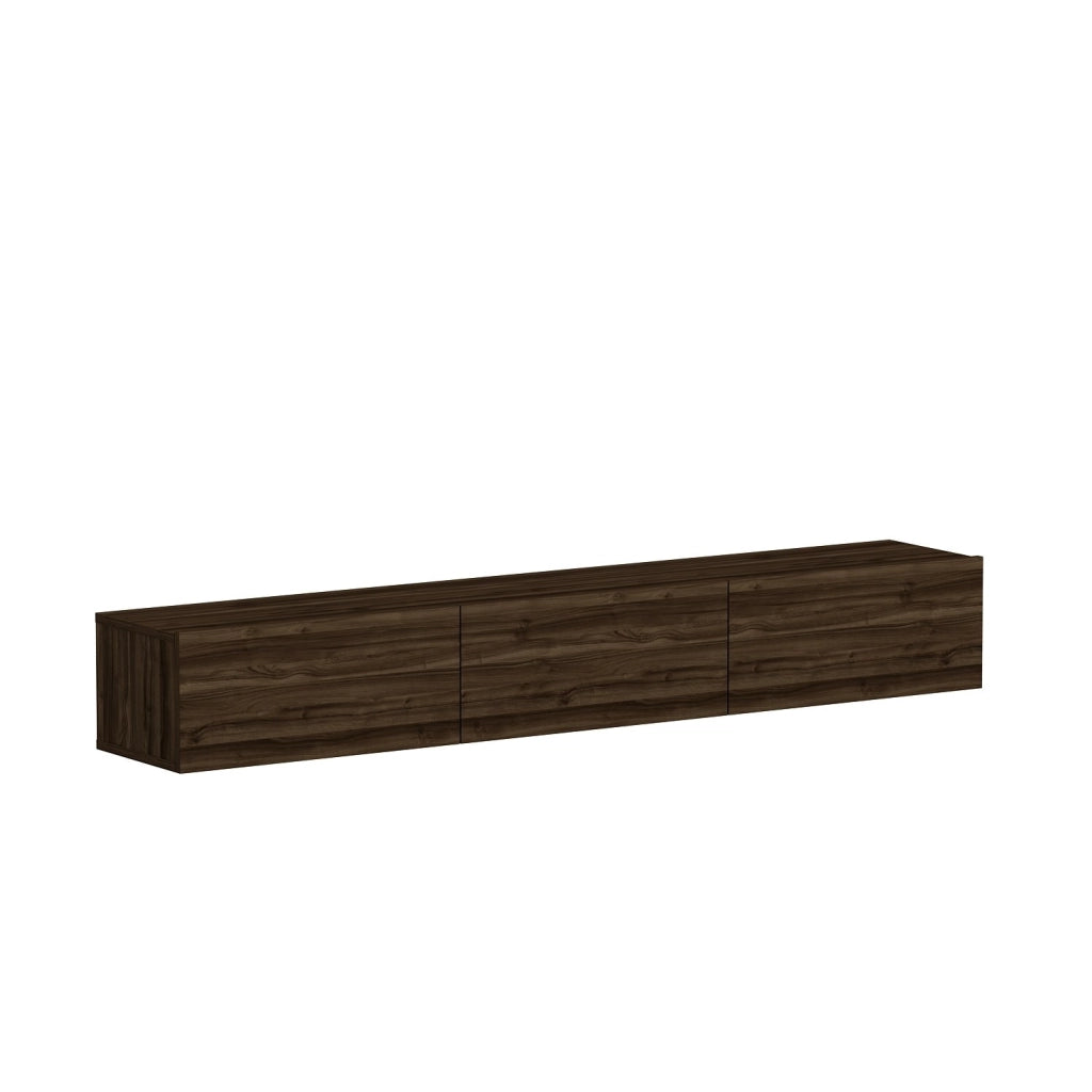 Porta TV in legno "Terra" - 31 x 180 x 26 cm - Noce