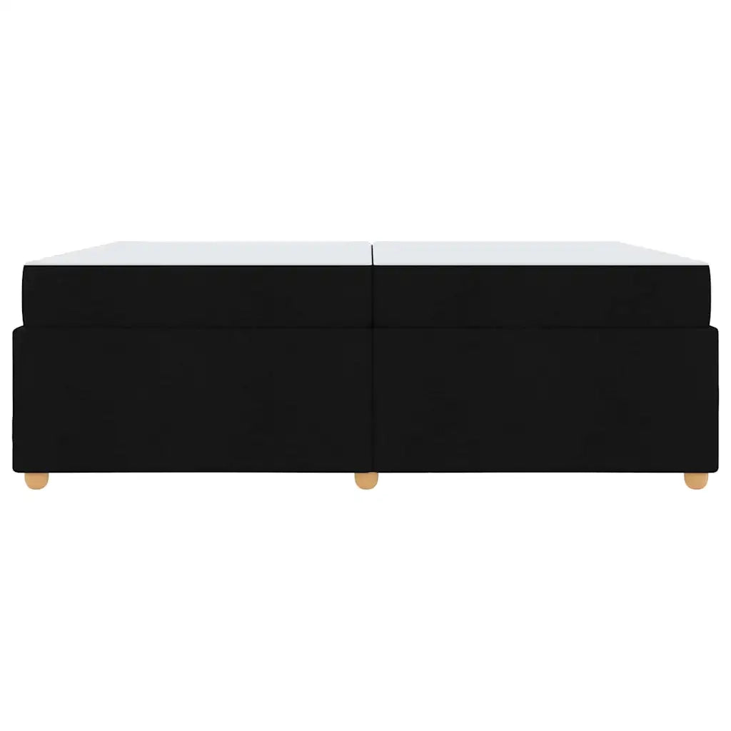 Struttura del letto con materasso Nero 200 x 200 cm Tessuto 3399379