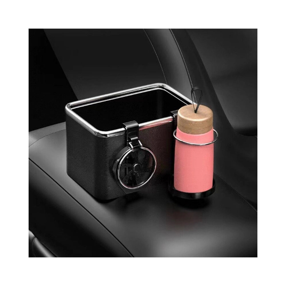 Trade Shop - Organizer Per Bracciolo Universale Portaoggetti Per Auto Con Porta Bicchieri -