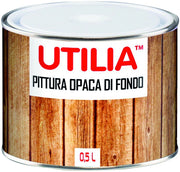 Utilia FONDO BIANCO OPACO PER LEGNO ml. 500 6.00 pz