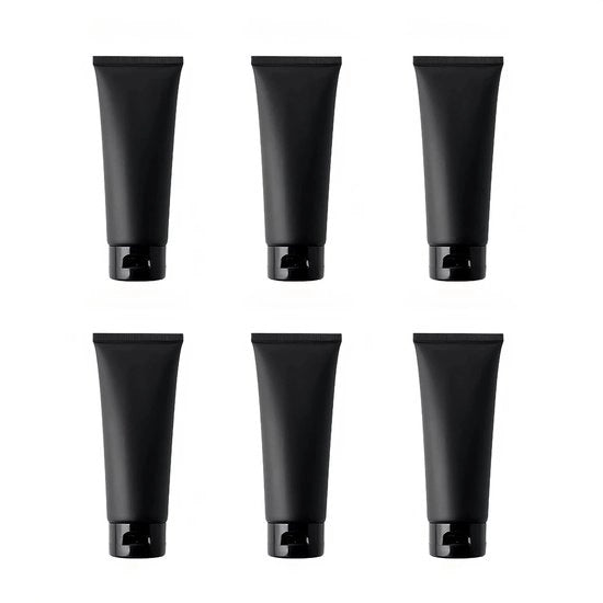 Etichette per viaggio - 6 pezzi - 100ml/3.3oz - Resistenti a prodotti per la pulizia - Coperchio a scatto - Accessori per viaggio - Ideali per i bagni - Tasche per il bagno