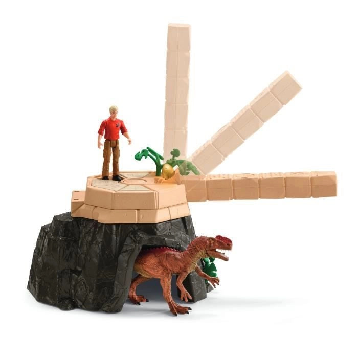 Grande conquista del tempio perduto, figurine da gioco, SCHLEICH 42656 Dinosauri, 4 anni