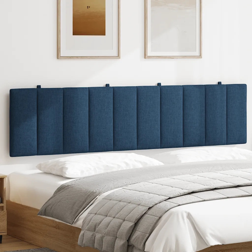 Cuscino Testiera Hanko Blu 200 cm in Tessuto 4019190