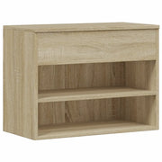 Panca Porta Scarpe | Scarpiera | Mobile per scarpe Rovere Sonoma 60x30x45 cm in Truciolato