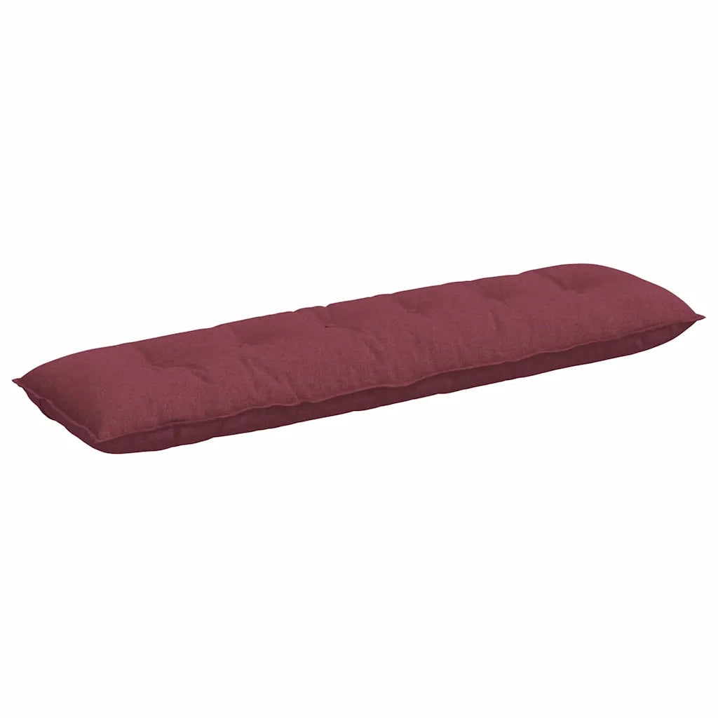 Cuscino per Schiena Rosso Vino 180 x 19 x 50 cm Tessuto 42014919