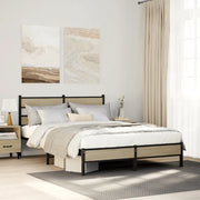 Giroletto senza Materasso Rovere Sonoma 137x190cm in Truciolato
