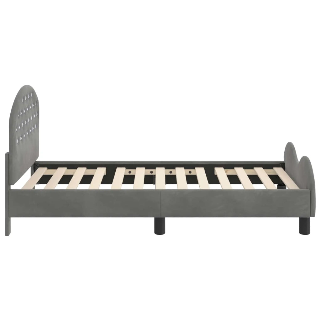 Struttura letto bambini con testata Grigio scuro 80 x 160 cm 42011107