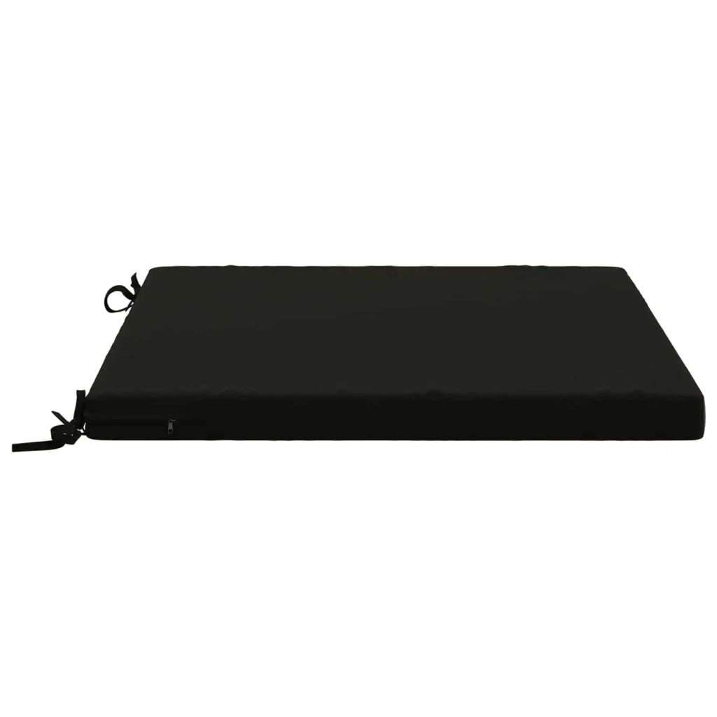 Cuscini per Sedia in 4 Pezzi SOEST 4 pz 100% Poliestere Nero 945022