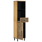 Mobile da Bagno 38x33x160 cm in Legno Massello di Mango 358234