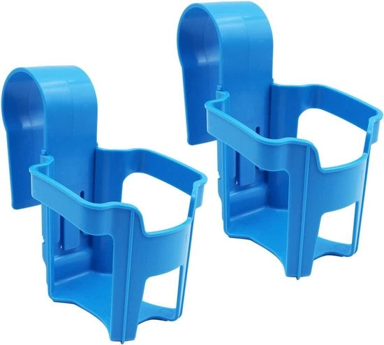 Set di 2 Bicchieri per Piscine Esterne - Supporto per Bicchieri per Piscine - Adatto per Bar con Top Ronde da 2 Pollici - Ideale per il Divertimento al Piscino