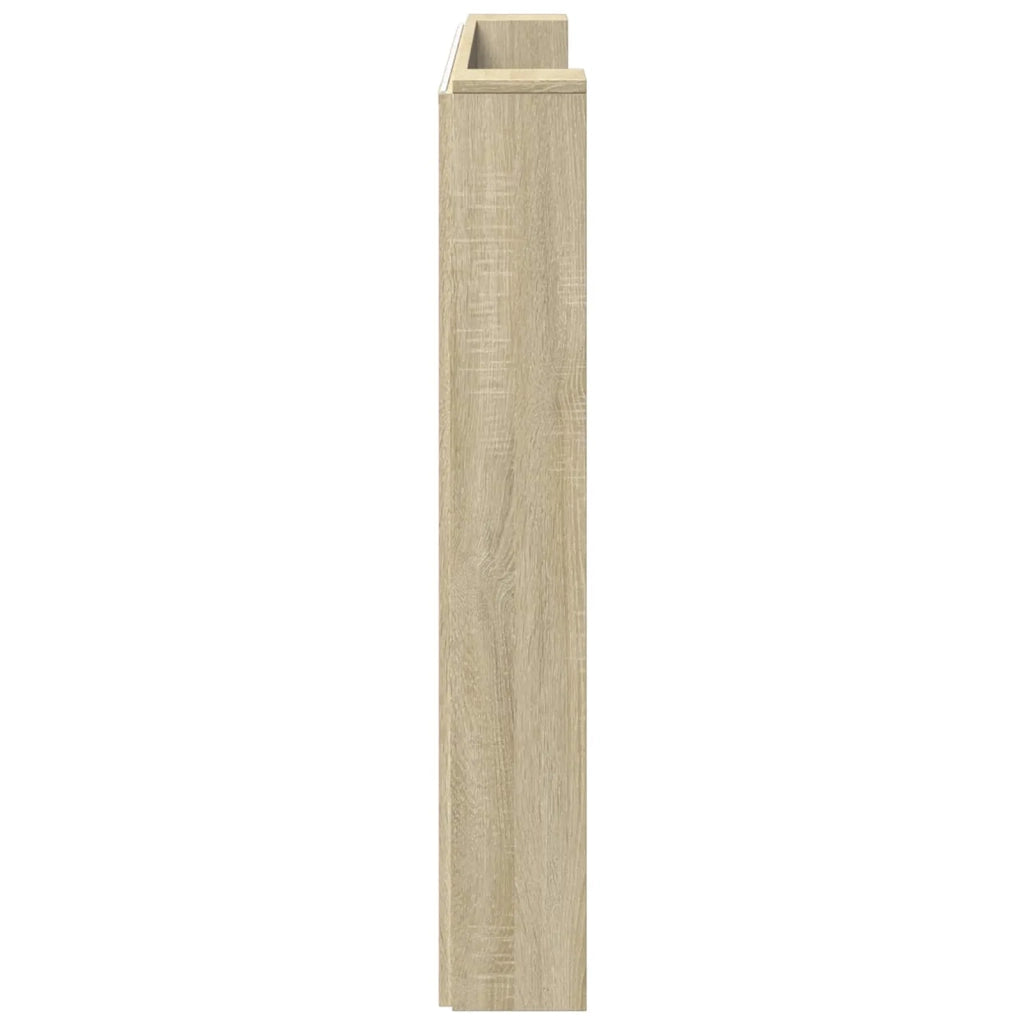 Testiera-Testata-Testiera Decorativa Rovere Sonoma 160 x 16,5 x 103,5 cm Legno multistrato