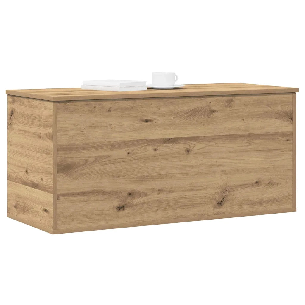 Scatola di Stoccaggio rovere artigianale 100 x 42 x 46 cm CFW1348719