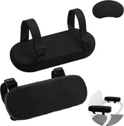 Supporti di gomma per braccio ergonomici - 2 pezzi di supporto per braccio in schiuma ad alta densità - Cuscini per gomito neri