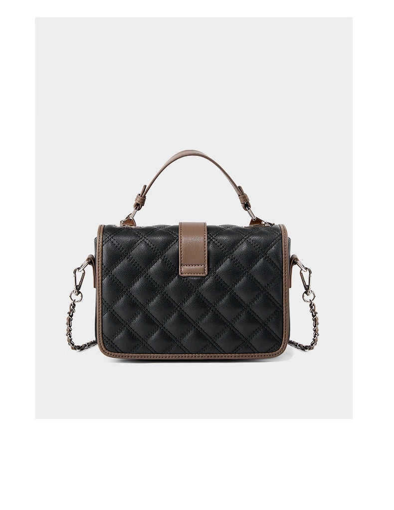 Borsa tote LOVEVOOOK in vera pelle da donna, borsa a tracolla grande nera