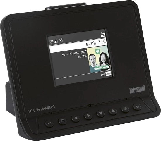 Adattatore DAB+ Bluetooth per installazione Hi-Fi - radio internet DAB+ trasmettitore e ricevitore Bluetooth - modalità hotel servizi di streaming - registrazione USB - nero