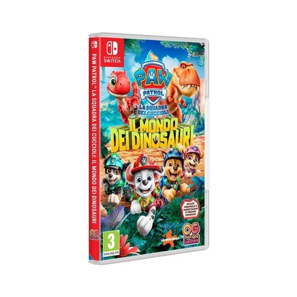 Videogioco outright games 166892 switch paw patrol il mondo dei dinosa