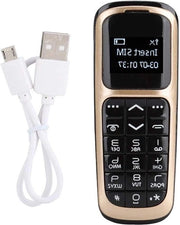Telefono Portatile Miniaturizzato con Schermo OLED da 0.66 Pollici a Colori, Grande Pulsante e Supporto Bluetooth FM Radio per Anziani.