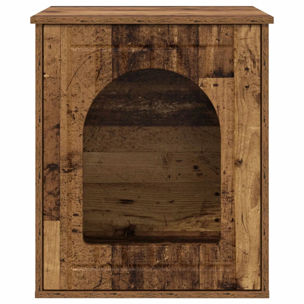 Casa per Gatti Legno vecchio 53 x 52 x 62 cm Legno multistrato