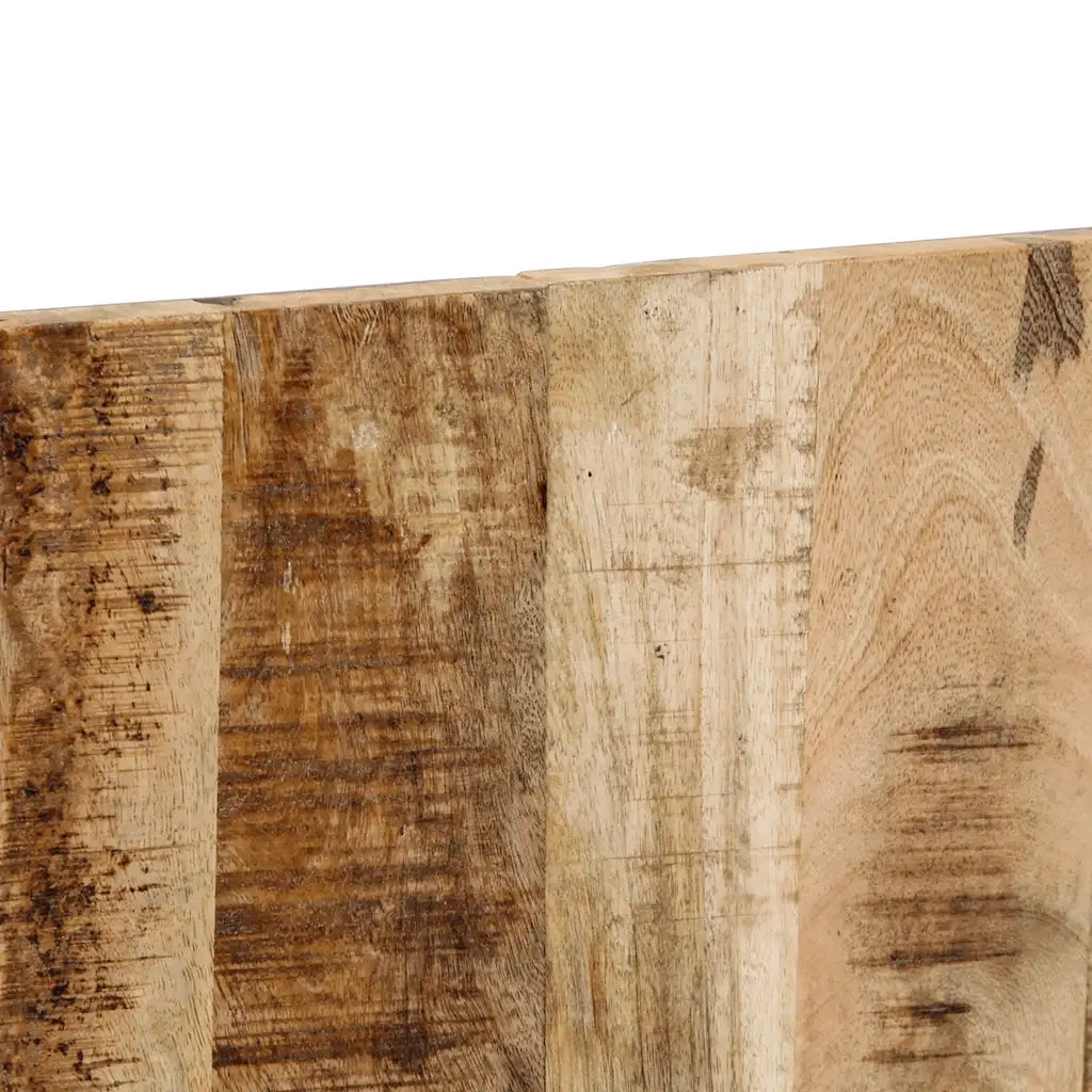 Testiera 160 cm in Legno Massello di Mango Grezzo