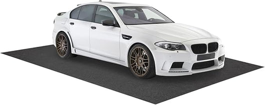 Tappetino per Pavimento del Garage, 252,5 x 221 CM, Assorbente per Perdite d'olio, Riutilizzabile e Lavabile, Protegge il Pavimento del Garage e della Bottega, Fondo Antiscivolo e Impermeabile